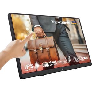 16 inch Full-HD 10-punts multitouch monitor met luidsprekers en VESA-bevestiging