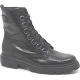 Durea - 9809 - Veteran Boot - Zwart - Leer