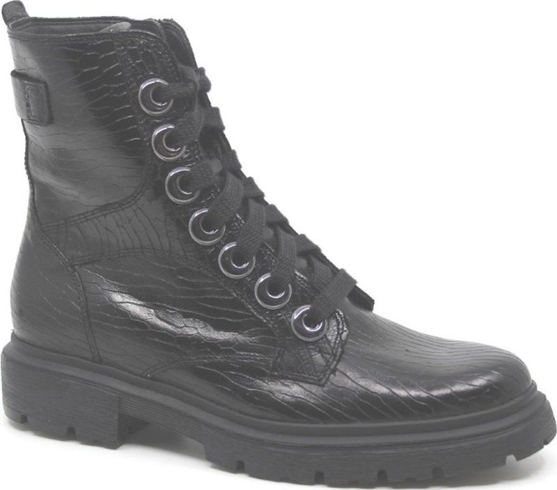 Durea - 9809 - Veteran Boot - Zwart - Leer