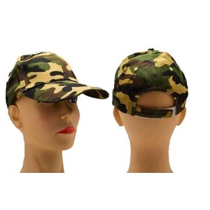 Camouflage army leger cap pet. Verstelbaar klittenband