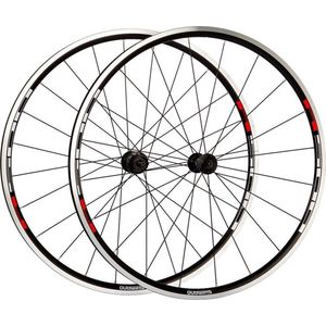 Shimano Wielset R501-A Aero 10-Sp Zwart/Rood