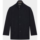 BOSS - Relaxed-fit Mantel - Wol en Kasjmier