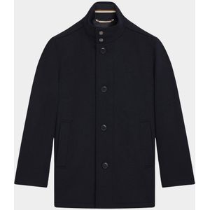 BOSS - Relaxed-fit Mantel - Wol en Kasjmier