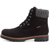 camel active - Hoge Veterschoen - Zwart - Nubuckleer