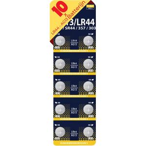 Maxenza LR44 Batterij - AG13 Batterij - 10 Batterijen - A76 Knoopcel Batterijen 1.5V V13GA