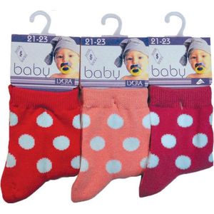 Baby sokjes - maat 21/23 - 12 paar - met Anti-slip  chaussettes socks