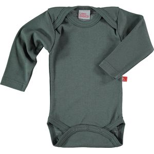 Romper lange mouw bio katoen antraciet 62-68