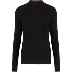 Lofty Manner Trui Sweater Rose Qj202 1 414 Navy Blue Dames Maat - XS