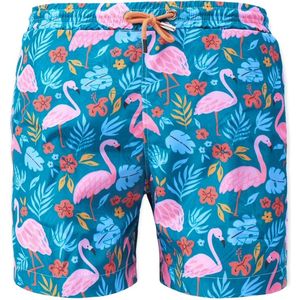 Moustard Swimwear Flamingo Swimshort Zwembroek Heren Maat S-XXL