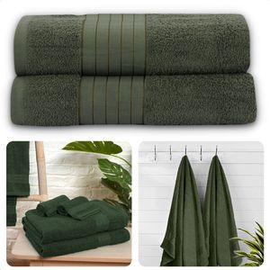 Hema handdoeken - hotel extra zwaar zigzag groen zeegroen (zeegroen) -  online kopen | Lage prijs | beslist.nl