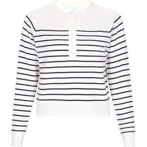 Usha - Sweater - Regular Fit - Met Ronde Hals - Gestreept
