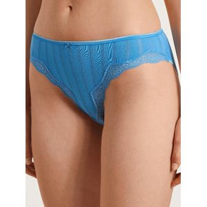 Calida Etude Toujours Midi slip - 474 Blue - maat 40/42 (40-42) - Dames Volwassenen - Katoen/elastaan- 22192-474-40-42