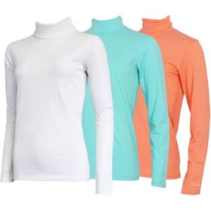 3-Pack Campri - Skipully - Wintersportpully - Dames - White/Aruba blue/Salmon (658) - maat S