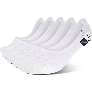 Bamboe Viskose No Show Sokken – Compressie, Anti-Zweet en Anti-Slip voor Dames en Heren