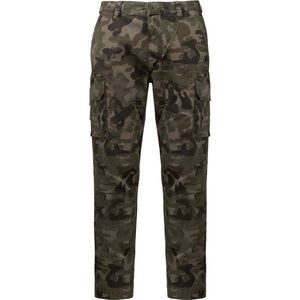 Kariban Herenbroek met diverse zakken K744 - Olive Camouflage - 54 NL (48 FR)