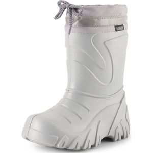 Ladeheid Kinder Regenlaarzen - Winter Thermo Rubber Laarzen Gevoerd - EVA - LA-LMG-835-Grizzly - Grijs/Reflectie - 22/23