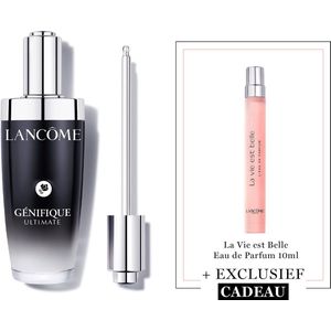 Lancôme Génifique Ultimate Serum + Cadeau - Génifique Ultimate Serum 115ml & La Vie Est Belle 10ml Cadeau - Serum & Parfum - Totaal 125ml