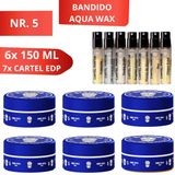 Bandido - Aqua Wax - Haarwax - 150 ML - 6 Stuks