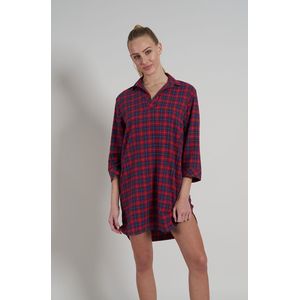 Flanellen dames nachthemd Tom Tailor - Rood - Maat - 34