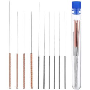 3D-printer reinigingsnaalden 10 stuks roestvrij staal - spuitmonden naald - accessoires reiniger spuitmond reinigingsnaald 016/02/025/03/035/04/045/05/06/08 mm