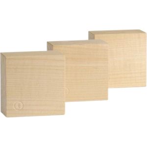 Kabinet van Look - Magneet - Magneetblok - 3 Pack Maple - Sleutel organizer - Sleutelhanger - Esdoorn Hout - Traktor