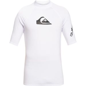 Quiksilver - UV-Zwemshirt met korte mouwen voor mannen - All time - Wit - maat XS
