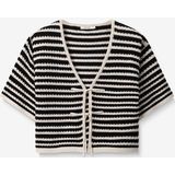 Sissy-Boy - Zwart gestreept vest