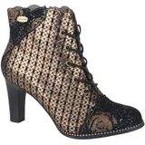 Laura Vita - ALCBANEO 127 - Enkellaarzen - Zwart Multi