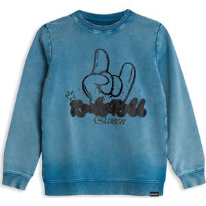 4PRESIDENT Sweater meisjes - Blue - Maat 92 - Meisjes trui