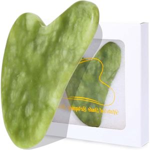 Allecto Plus - Natuurlijk jade gezichtsmassagegereedschap voor gezichtsverzorging - verlichting en wallen - gezichtssculptuurgereedschap