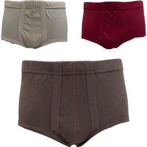 Embrator mannen Slips met gulp 3-stuks mix maat M