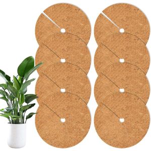8 stuks kokosmat 30 cm - biologische winterbescherming voor planten - duurzame plantenbescherming - vorstbescherming - koudebescherming .