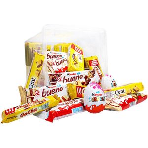 LU & Kinder maandpakket vol chocolade en koek - Kinder Bueno, Kinder Surprise, Lu Cent Wafers & LU Cha Cha - 1350g