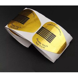 50 nagel verleng stickers | Acryl Polygel Nagel gel sjablonen | Manicure gellak | Verlenging