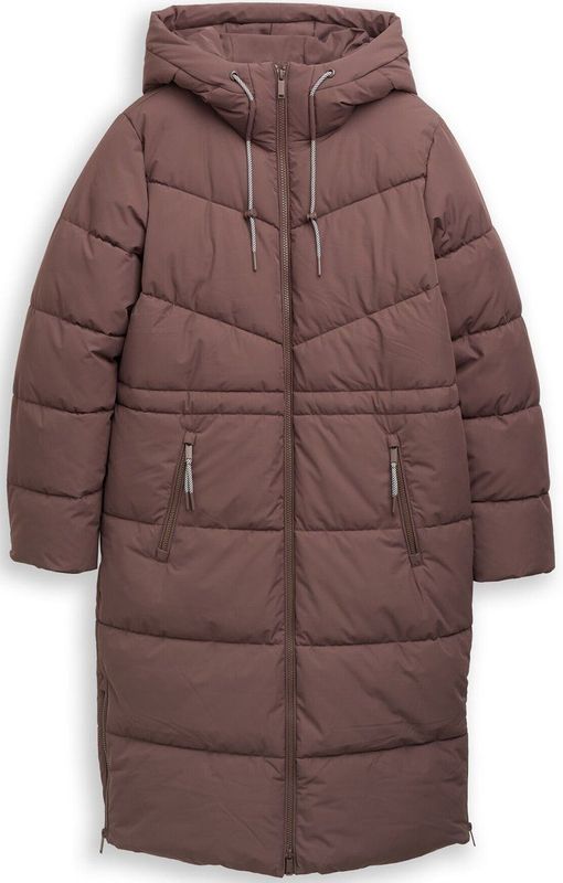 Tom Tailor - Pufferjas - Lange Winterjas - Met Capuchon