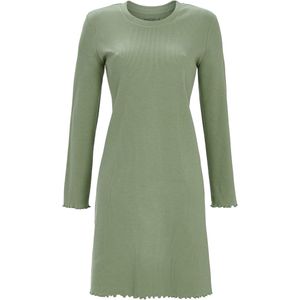 Groen nachthemd Ringella rib - Groen - Maat - 38