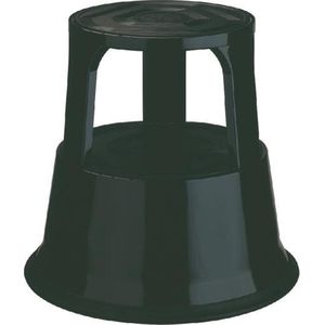Opstapkruk desq roll-a-step 42 cm metaal zwart