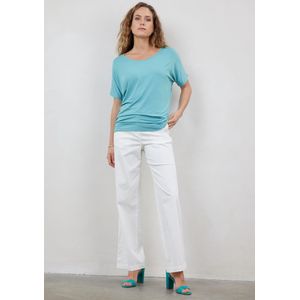 DIDI Dames Loose tee Flow in dusty turquoise maat 46