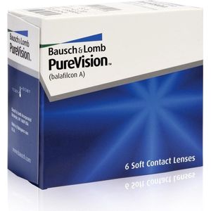 -3,75 PureVision - 6 pack - Maandlenzen - Contactlenzen - BC 8,60