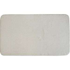 Lucy's Living Luxe Badmat SIMPO White Exclusive – 60 x 100 cm – wit - acryl - anti-slip - badkamer mat - badmatten - badtextiel - wonen – accessoires - exclusief