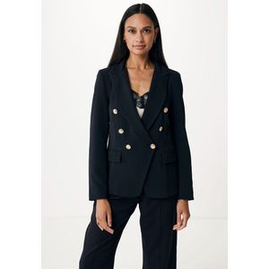 Mexx Mexx Xx Anouk Double Breasted Blazer Zwart - Maat 36
