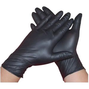 100x Wegwerp Handschoene - Nitril handschoenen - Latexvrij - Poedervrij - LOUZIR