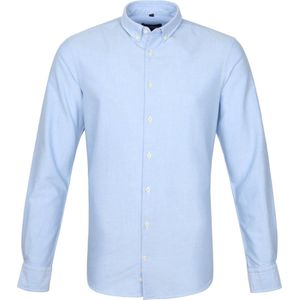 Suitable - Overhemd Max Blauw - XXL - Heren - Modern-fit
