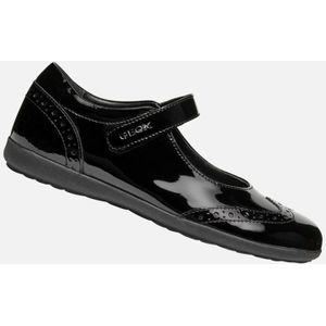 Geox - Iberide - Ballerina - Zwart - Lakleer