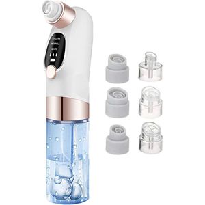 Blackhead Remover - Mee eter verwijderaar - Gezichtsreiniger Elektrisch - Elektrische Vacuum Mee-eter Verwijderaar - 3 sterkteniveaus instelbaar - Met 6 zuigkoppen - Draagbaar - Blackhead vacuum - Geschikt voor thuisverzorgingsproducten