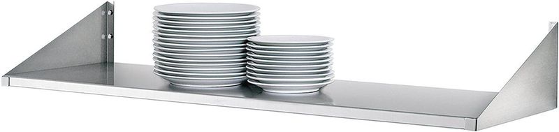 Bordenschap RVS - 200mm Diep - KEUZE UIT 4 MATEN