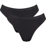 Sloggi - GO Sense High Leg - Onderbroek - Zwart - 2-pack