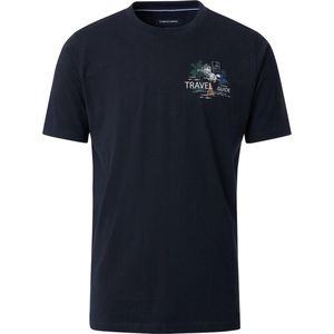 Casa Moda T-shirt Met Print 944257000-105 Blauw - L