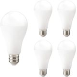 Kobi - LED Lamp - E27 - 15W - 1500lm - 4000K - Standaardvorm - 5 stuks