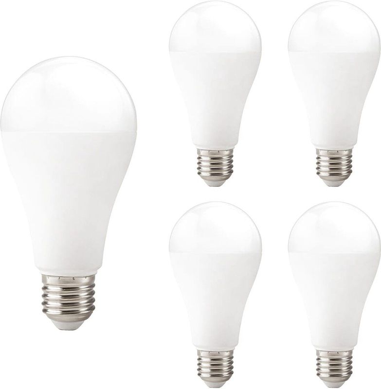 Kobi - LED Lamp - E27 - 15W - 1500lm - 4000K - Standaardvorm - 5 stuks